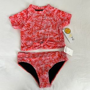 Girls size 14. Z by Zella two piece swim suit. SPF 50+